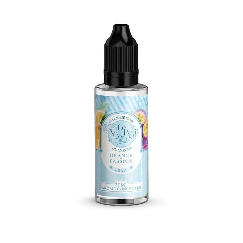 Concentré Orange Passion frais 30ml Le Petit Verger | EGOVAP Cugnaux