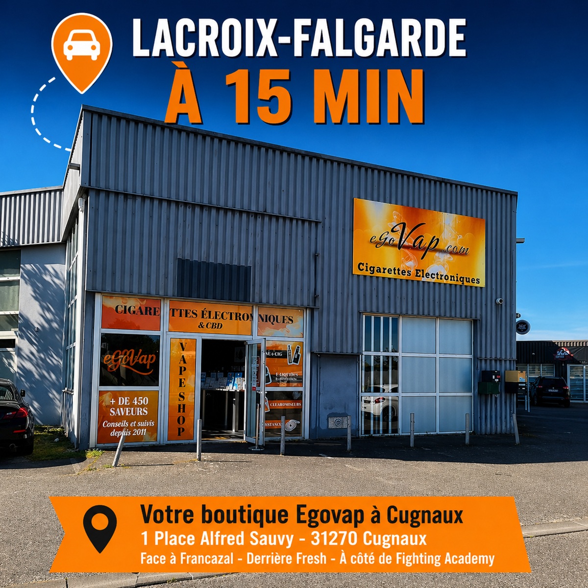 cigarette électronique Lacroix Falgarde egovap boutique