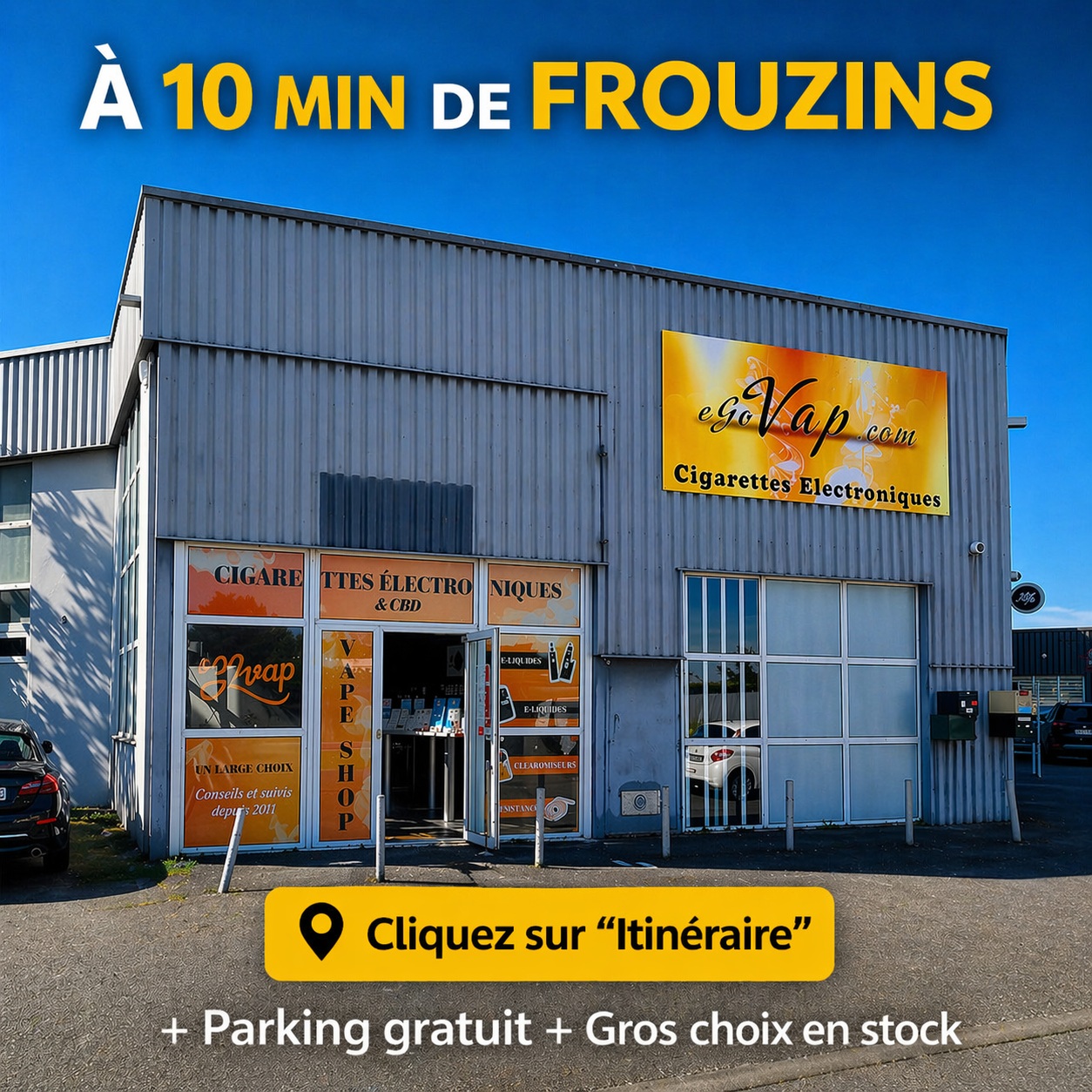 cigarette electronique Frouzins egovap itineraire magasin vape proche Frouzins