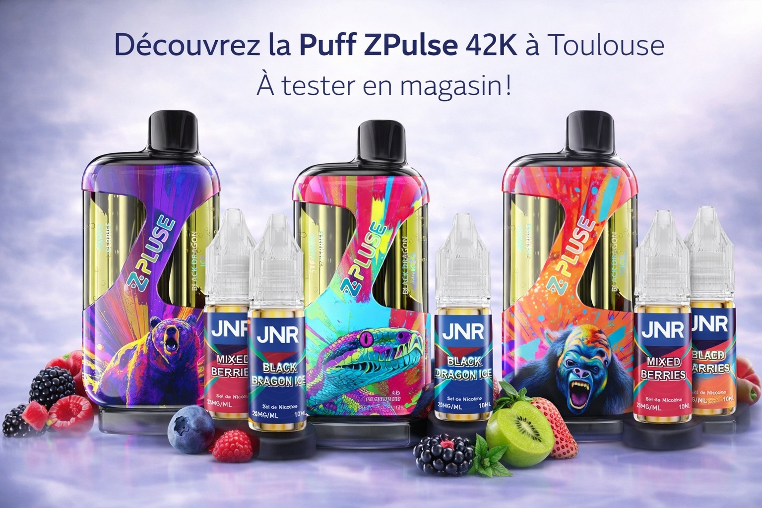 Puff ZPulse 42K JNR Toulouse cigarette électronique rechargeable 42000 bouffées