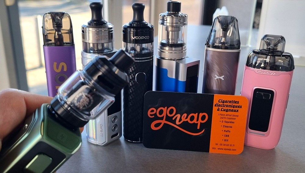 Découvrez nos nombreux modèles de cigarettes électroniques à Cugnaux près de Toulouse