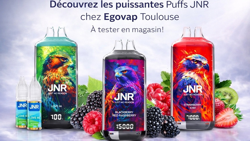 Puff JNR en vente à Toulouse chez Egovap Cugnaux