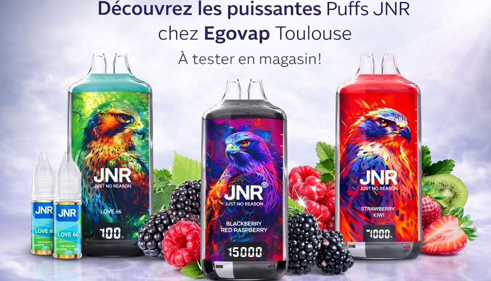 Puff JNR en vente à Toulouse chez Egovap Cugnaux